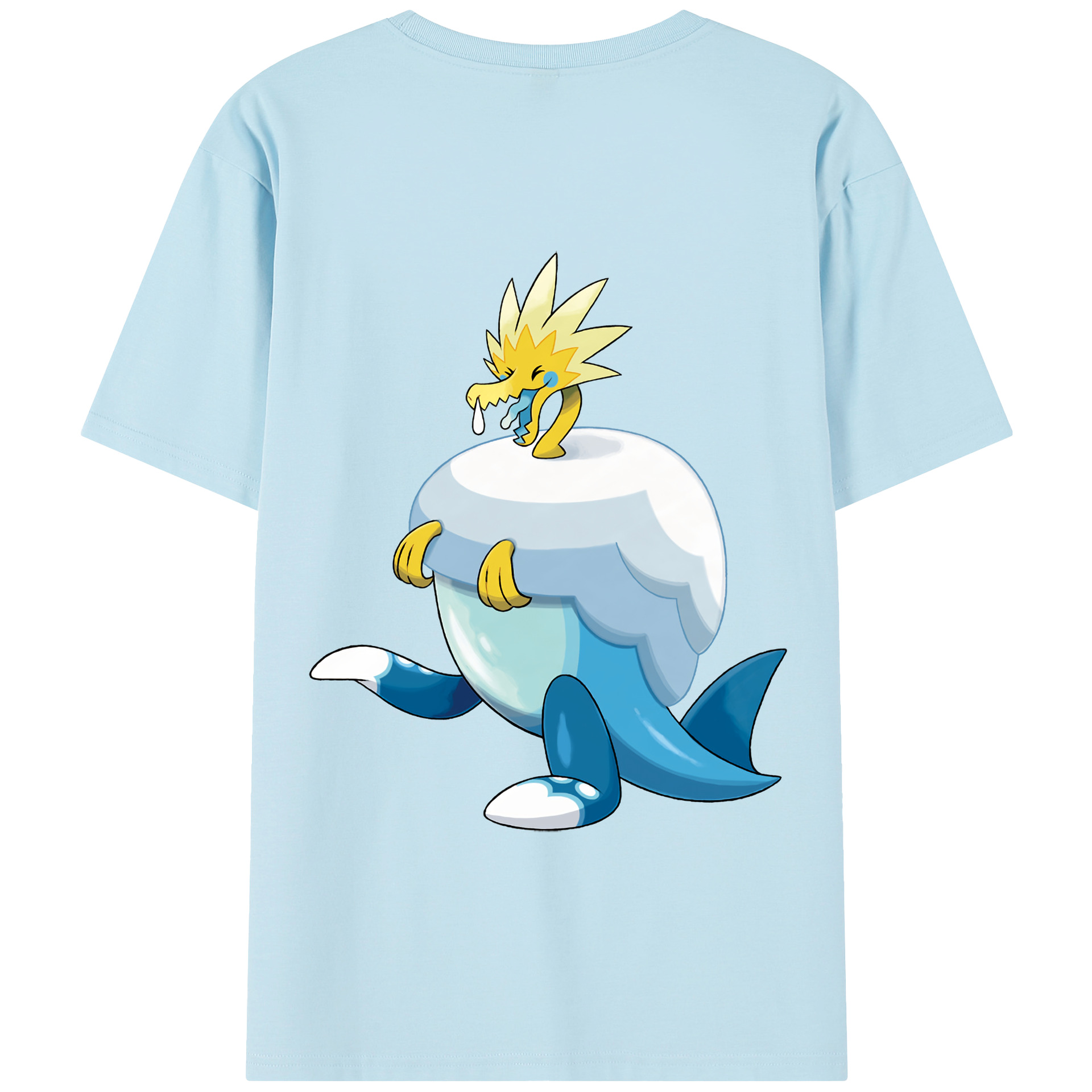 （画像用） ポケットモンスター Pokémon 綿100％半袖Tシャツ（背面プリント）